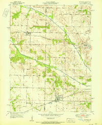 Download a high-resolution, GPS-compatible USGS topo map for Wyaconda, MO (1951 edition)