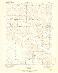 preview thumbnail of historical topo map of Wyaconda, MO in 1951