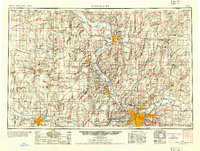 1954 Map of Kansas City