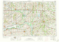 preview thumbnail of historical topo map of Moberly, MO in 1954
