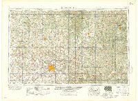 preview thumbnail of historical topo map of Springfield, MO in 1958