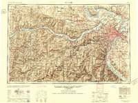 1949 Map of St. Louis