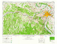 preview thumbnail of historical topo map of St. Louis, MO in 1962