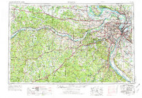 Download a high-resolution, GPS-compatible USGS topo map for St Louis, MO (1974 edition)