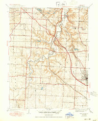 Download a high-resolution, GPS-compatible USGS topo map for Lees Summit, MO (1950 edition)
