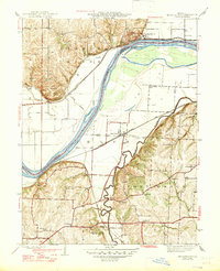 Download a high-resolution, GPS-compatible USGS topo map for Missouri City, MO (1947 edition)