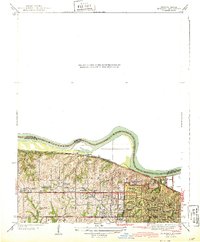 Download a high-resolution, GPS-compatible USGS topo map for Quindaro, MO (1943 edition)