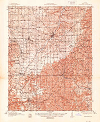 Download a high-resolution, GPS-compatible USGS topo map for Cassville, MO (1937 edition)