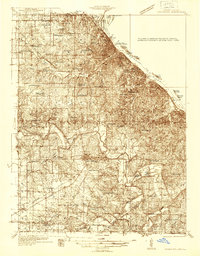 preview thumbnail of historical topo map of Hannibal, MO in 1936