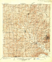 Download a high-resolution, GPS-compatible USGS topo map for Kearney, MO (1936 edition)