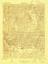 preview thumbnail of historical topo map of Pattonsburg, MO in 1946