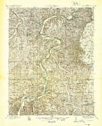 Download a high-resolution, GPS-compatible USGS topo map for Vienna, MO (1938 edition)