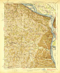 preview thumbnail of historical topo map of Altenburg, MO in 1925