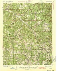1943 Map of Wright County, MO