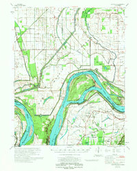 Download a high-resolution, GPS-compatible USGS topo map for Bayouville, MO (1972 edition)