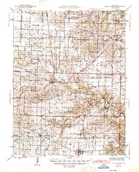 Download a high-resolution, GPS-compatible USGS topo map for Bellflower, MO (1945 edition)