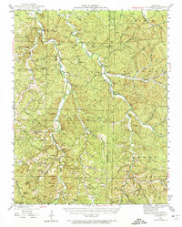 preview thumbnail of historical topo map of Crawford County, MO in 1943