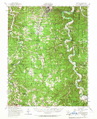 preview thumbnail of historical topo map of Pulaski County, MO in 1954