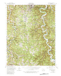 Download a high-resolution, GPS-compatible USGS topo map for Big Piney, MO (1984 edition)