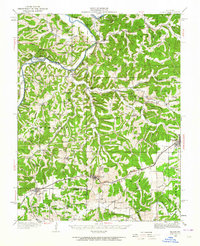 preview thumbnail of historical topo map of Bland, MO in 1934