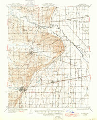 1934 Map of Bloomfield, 1950 Print