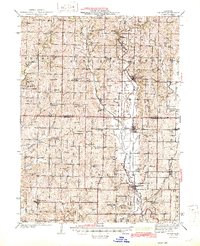 1945 Map of Bolckow, MO