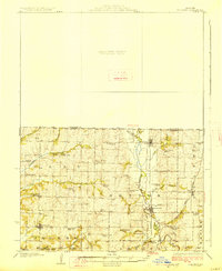 preview thumbnail of historical topo map of Bolckow, MO in 1927