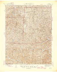 Download a high-resolution, GPS-compatible USGS topo map for Boss, MO (1946 edition)