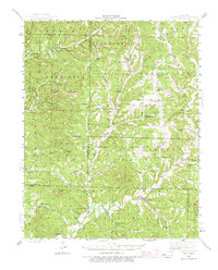 Download a high-resolution, GPS-compatible USGS topo map for Bradleyville, MO (1975 edition)
