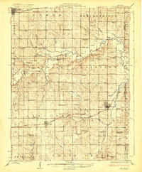 1924 Map of Braymer