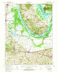 Download a high-resolution, GPS-compatible USGS topo map for Brussels, MO (1966 edition)