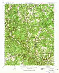 preview thumbnail of historical topo map of Douglas County, MO in 1943