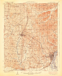 Download a high-resolution, GPS-compatible USGS topo map for Cape Girardeau, MO (1924 edition)