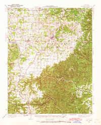 Download a high-resolution, GPS-compatible USGS topo map for Cassville, MO (1967 edition)