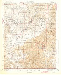 Download a high-resolution, GPS-compatible USGS topo map for Cassville, MO (1944 edition)