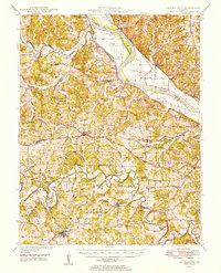 Download a high-resolution, GPS-compatible USGS topo map for Centertown, MO (1954 edition)
