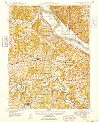 Download a high-resolution, GPS-compatible USGS topo map for Centertown, MO (1949 edition)