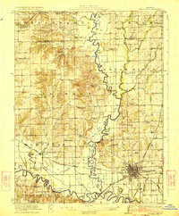 1923 Map of Chillicothe