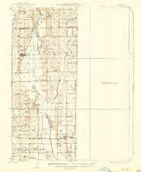1924 Map of Chula, 1938 Print