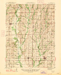 1947 Map of Chula, MO