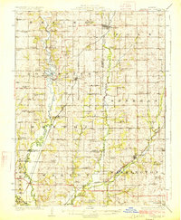 preview thumbnail of historical topo map of Clarksdale, MO in 1925