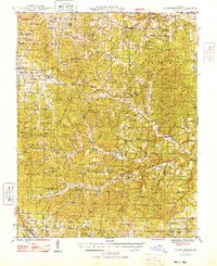 preview thumbnail of historical topo map of Texas County, MO in 1948