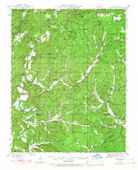 preview thumbnail of historical topo map of Madison County, MO in 1949