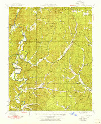 preview thumbnail of historical topo map of Madison County, MO in 1949