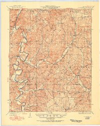 1930 Map of Coldwater, 1951 Print