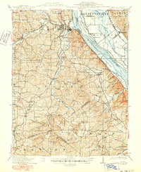 1915 Map of Crystal City, MO, 1950 Print