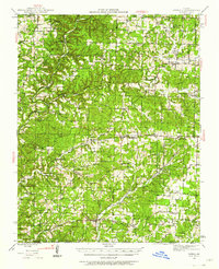 Download a high-resolution, GPS-compatible USGS topo map for Cureall, MO (1962 edition)