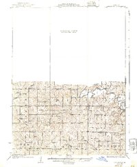 1925 Map of Albany, MO, 1939 Print