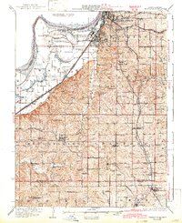 Download a high-resolution, GPS-compatible USGS topo map for Dearborn, MO (1942 edition)