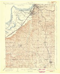 Download a high-resolution, GPS-compatible USGS topo map for Dearborn, MO (1927 edition)